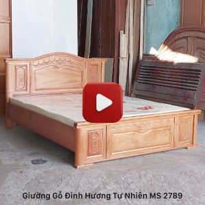 Video giường ngủ gỗ tự nhiên