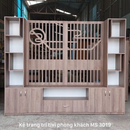 Giỏ hàng 5 Kệ trang trí tivi phòng khách MS 3019