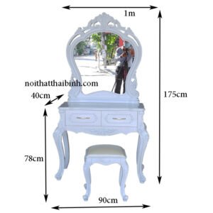 Bàn trang điểm cao cấp đẹp MS 2512 Bàn trang điểm cao cấp đẹp