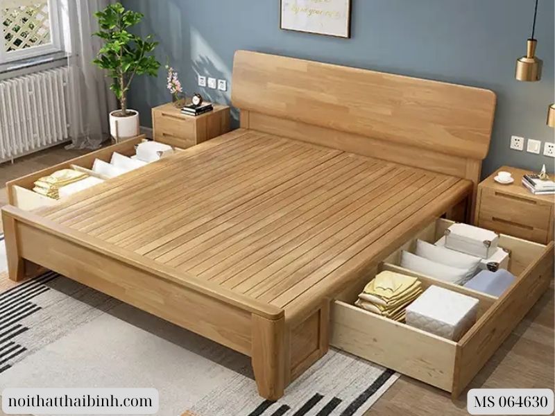 Các mẫu giường gỗ đẹp