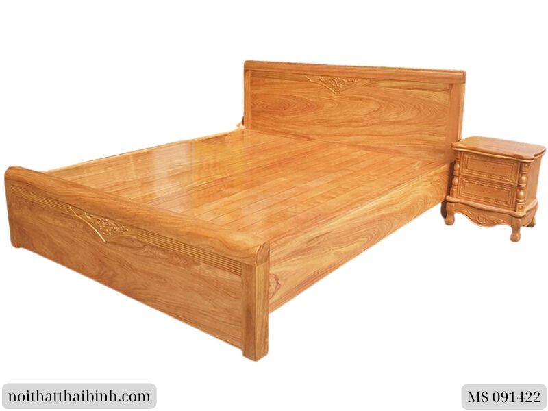 Giường gỗ hiện đại