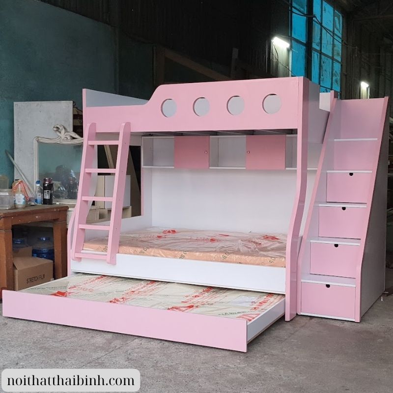 Giường tầng cho bé gái giá rẻ - Lựa chọn hoàn hảo tốt số 1 cho phòng ngủ của bé 58 Giường tầng cho bé gái giá rẻ