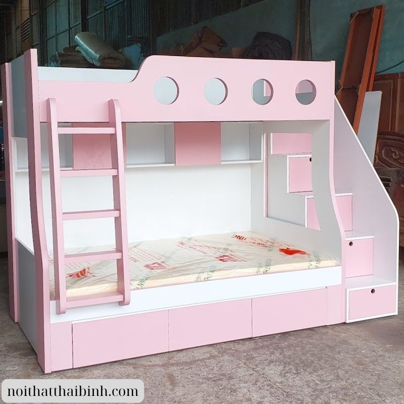 Giường tầng cho bé gái giá rẻ - Lựa chọn hoàn hảo tốt số 1 cho phòng ngủ của bé 68 Giường tầng cho bé gái giá rẻ