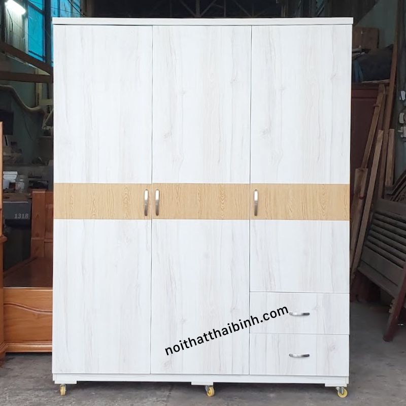 Tủ quần áo MDF phủ Melamine