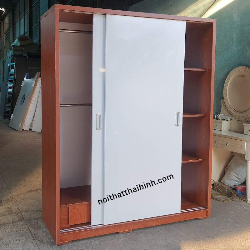 Tủ quần áo MDF phủ Melamine