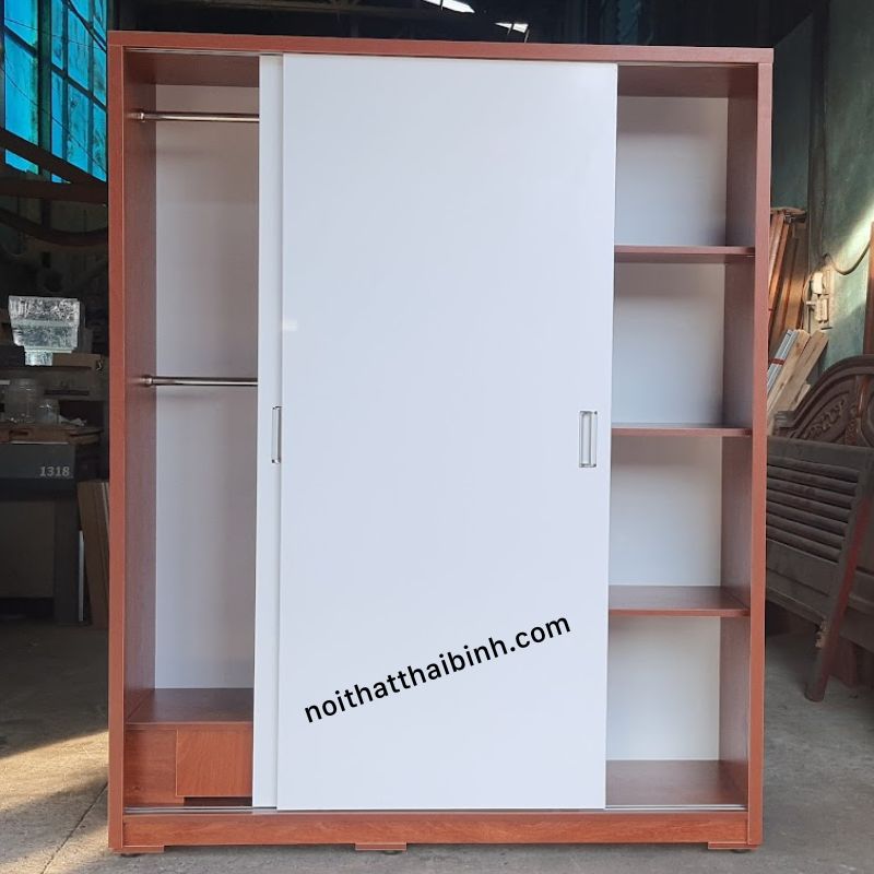 Tủ quần áo MDF phủ Melamine