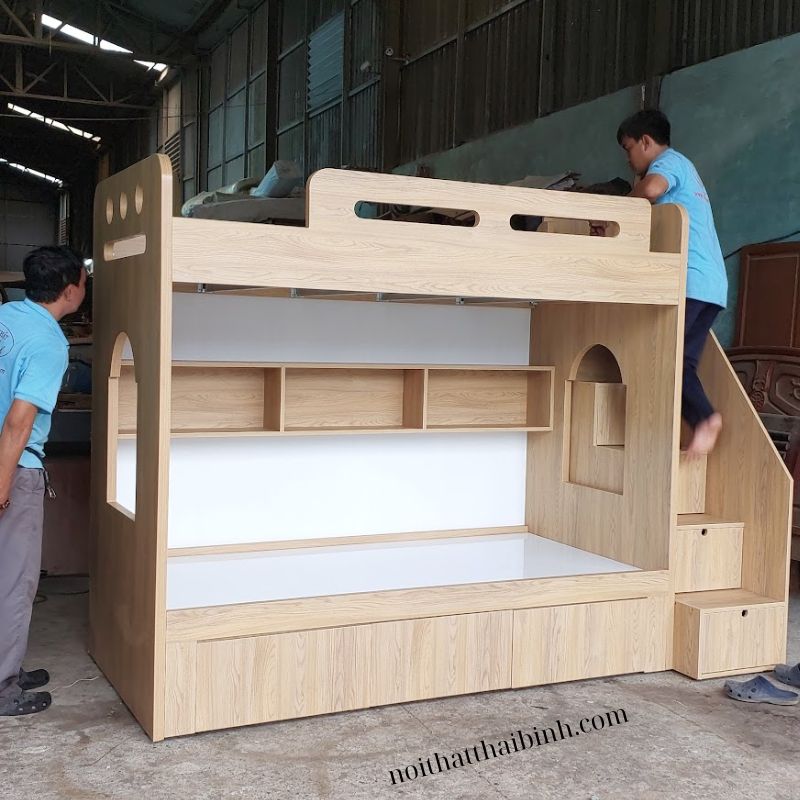 200 mẫu giường tầng cho bé trai và bé gái - Lựa chọn hoàn hảo cho phòng ngủ 65 Giường tầng cho bé trai và bé gái
