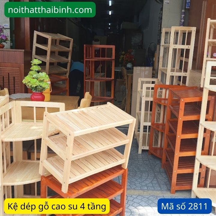 Kệ để giày dép bằng gỗ