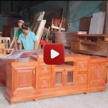 Video kệ tivi gỗ Đinh Hương