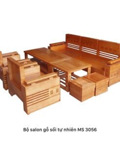 Bộ salon gỗ sồi tự nhiên