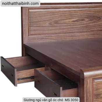 Giường gỗ tự nhiên cao cấp MS 3050