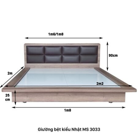 Giường bệt kiểu Nhật MS 3033