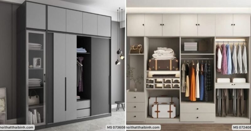 Nơi bán các mẫu tủ quần áo đẹp 2023 tại TP.HCM Tủ quần áo hiện đại