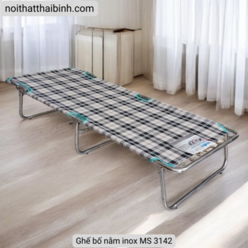 Ghế bố nằm inox MS 3142 | Thương hiệu THÀNH CÔNG Chính Hãng Ghế bố nằm inox MS 3142 | Thương hiệu THÀNH CÔNG Chính Hãng
