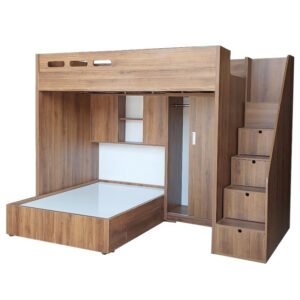Giường tầng kết hợp tủ quần áo MS 3087 Giường tầng kết hợp tủ quần áo MS 3087