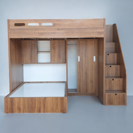 Giường 2 tầng kết hợp tủ quần áo