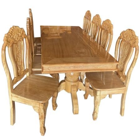 Mẫu bàn ghế ăn gỗ gõ đỏ