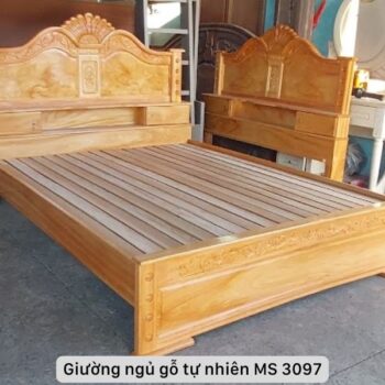 Giường ngủ gỗ gõ đỏ cao cấp MS 3097