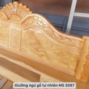 Giường ngủ gỗ gõ đỏ cao cấp MS 3097 Giường ngủ gỗ gõ đỏ cao cấp MS 3097