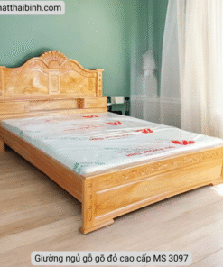 Giường ngủ gỗ gõ đỏ cao cấp