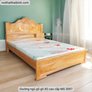 Giường ngủ gỗ gõ đỏ cao cấp
