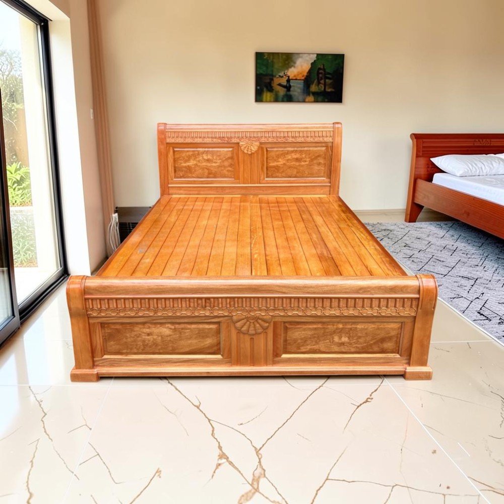 Giường ngủ gỗ hiện đại