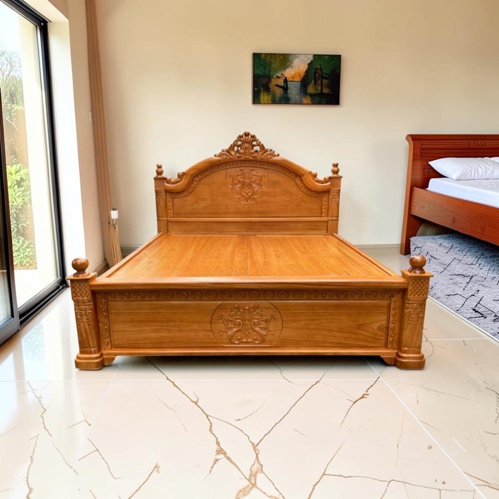 Giường ngủ gỗ hiện đại
