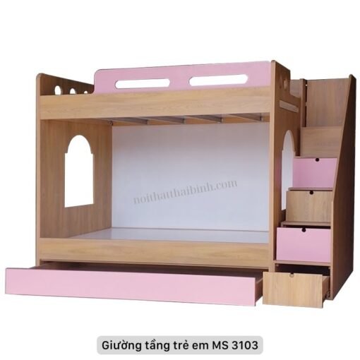 Giường tầng cho trẻ em MS 3103 - Ảnh 2