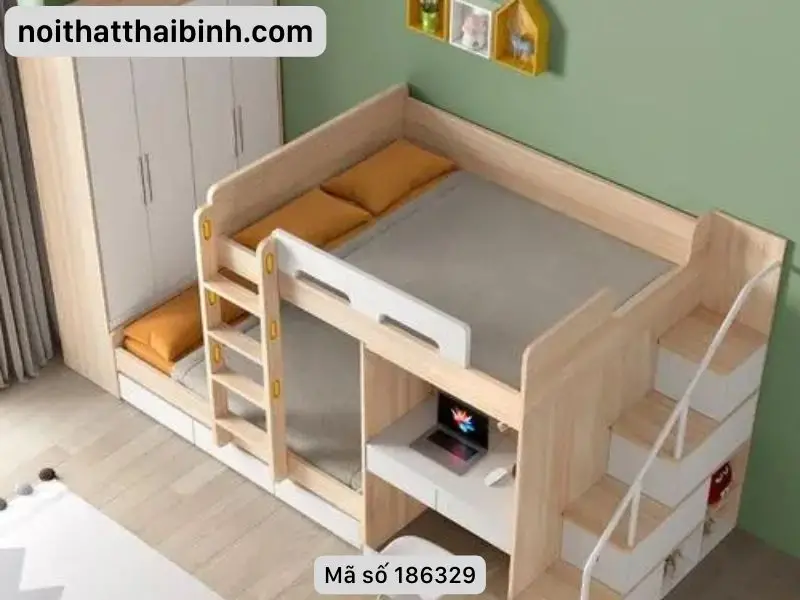 Giường tầng tiết kiệm diện tích Tăng gấp đôi niềm vui cho bé