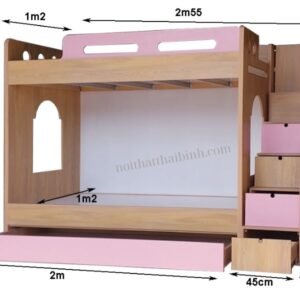 Giường tầng cho trẻ em MS 3103 Giường tầng cho trẻ em MS 3103