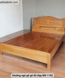 Giường ngủ gỗ gõ đỏ đẹp tphcm