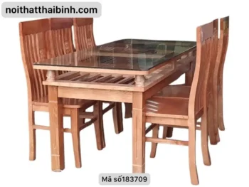 Top 12 bộ bàn ăn 4 ghế gỗ chất lượng cao