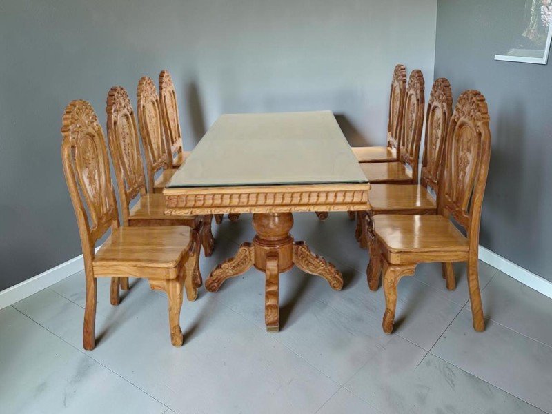 Top 10 Mẫu Bàn Ăn Đẹp Bằng Gỗ Tự Nhiên 2026 Sang Bền Đẹp Mẫu bàn ăn gỗ tự nhiên thiết kế độc đáo