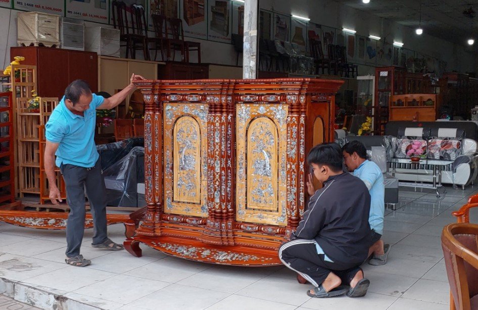 Tủ thờ 9 trụ