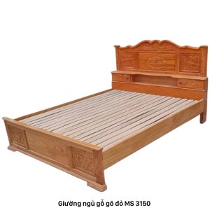 Giường gỗ gõ đỏ