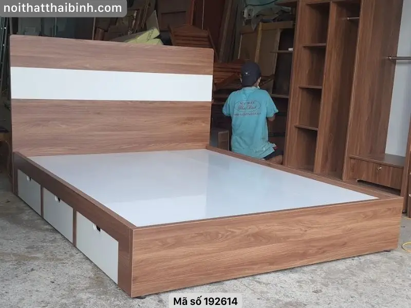 Giường ngủ gỗ công nghiệp mdf