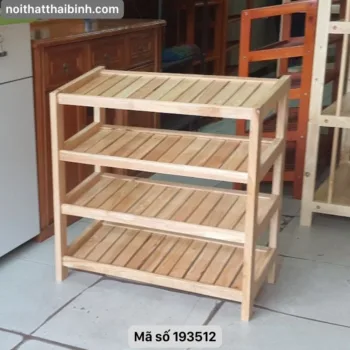 Kệ để giày dép bằng gỗ thiết kế đẹp mắt và lợi ích