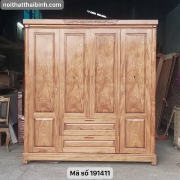 Tìm hiểu về kích thước, mẫu mã và giá của tủ quần áo 4 cánh