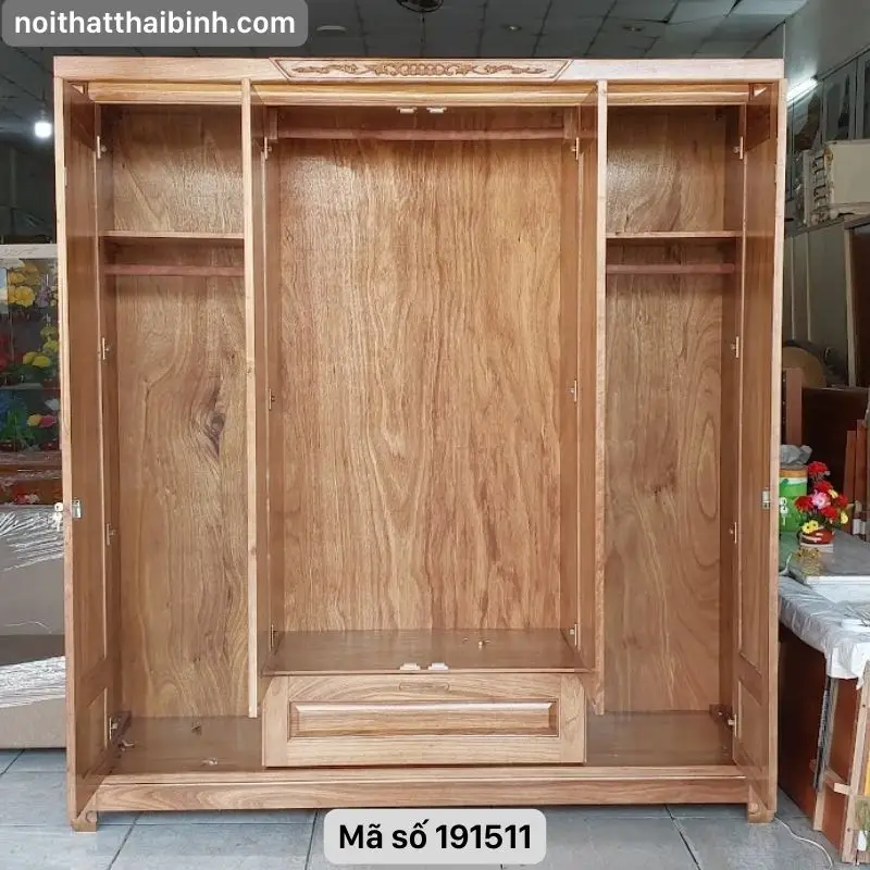 Kích thước tủ quần áo 4 cánh