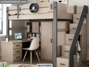 Top 10 mẫu giường tầng thông minh kết hợp bàn học đẹp