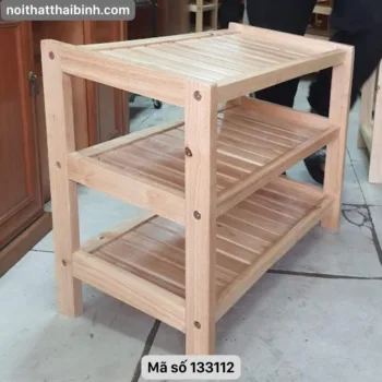 Top 10 mẫu kệ giày dép bằng gỗ đẹp nhất năm 2024