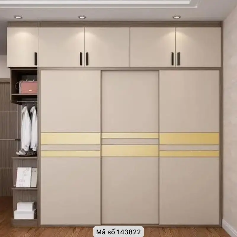 Tủ quần áo gỗ công nghiệp mdf