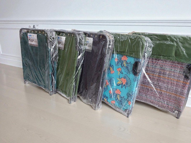 Giường bố nằm vải dù sơn tỉnh điện