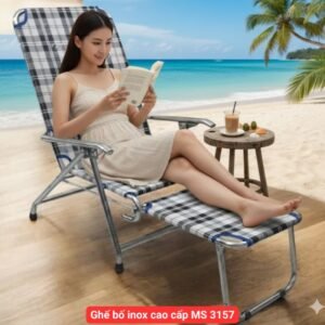 Ghế bố inox cao cấp MS 3157
