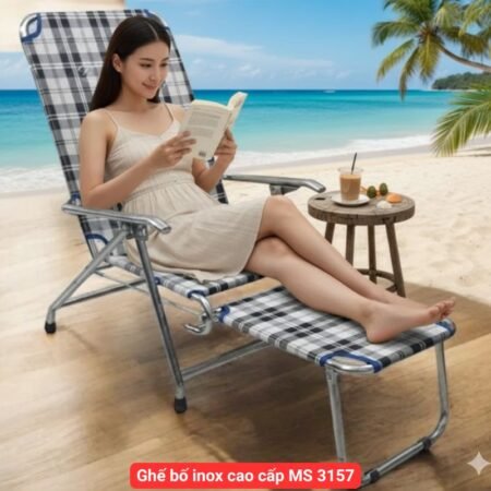 Ghế bố inox cao cấp MS 3157