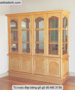 Mẫu tủ rượu đẹp bằng gỗ