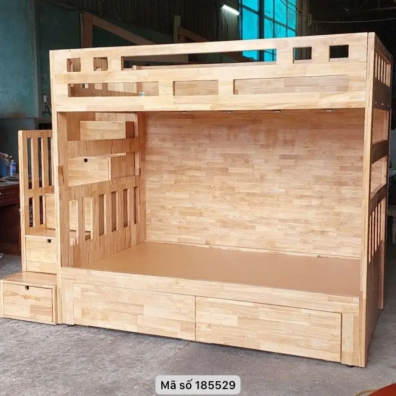 Mẫu giường tầng gỗ đẹp