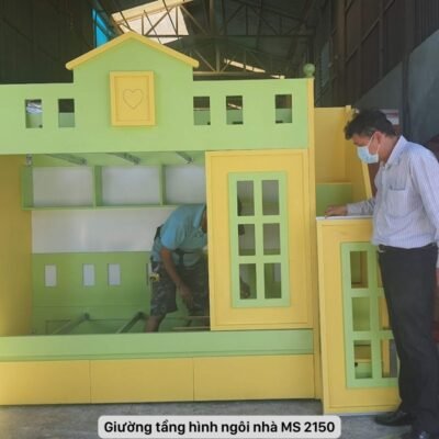 Giường tầng hình ngôi nhà MS 2150
