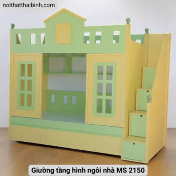 Giường tầng hình ngôi nhà MS 2150 Giường tầng hình ngôi nhà MS 2150