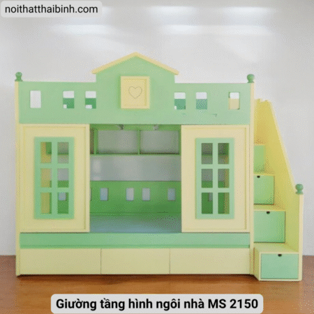 Giường tầng hình ngôi nhà